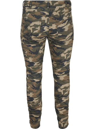Amy jeans med print, Camouflage, Packshot image number 1
