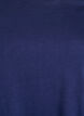 Basic T-skjorte i bomull med rund hals, Blå, Packshot image number 2