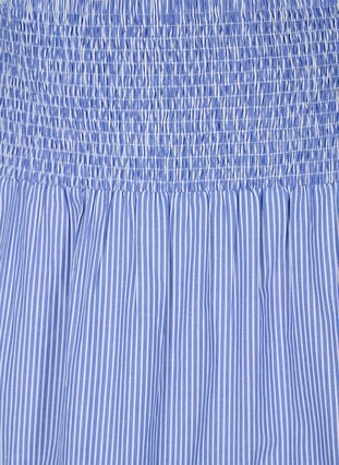 Stripete maxiskjørt med vaffelsøm, Baja Blue Stripe, Packshot image number 2