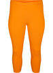 Basic 3/4-length viskosetights, Orange, Packshot image number 0