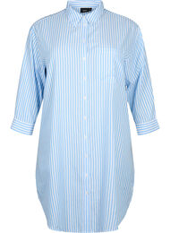 Lang, stripete skjorte med trekvartlange ermer, Marina w. Stripe