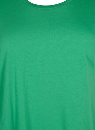 Kortermet T-skjorte i bomullsblanding, Kelly Green, Packshot image number 2