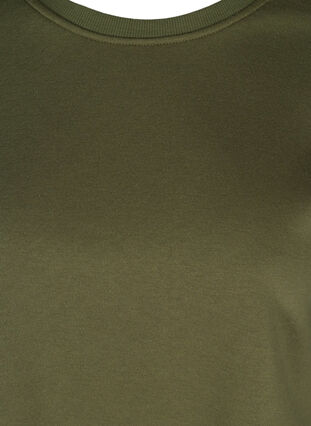 Cropped genser med rund hals, Ivy Green, Packshot image number 2