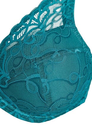Zizzi Vattert blonde-bh med bøyle, Grønn, Packshot image number 2