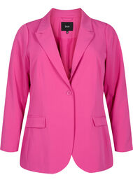 Klassisk blazer med lommer, Festival Fuchsia