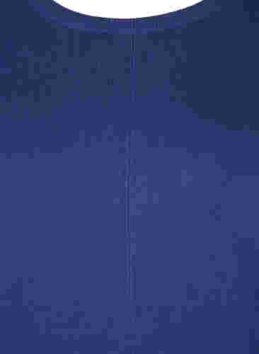 Strikket tunika i en viskoseblanding, Deep Cobalt, Packshot image number 2