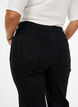 Regular fit Gemma-jeans med h&oslash;y midje, Svart, Model image number 2