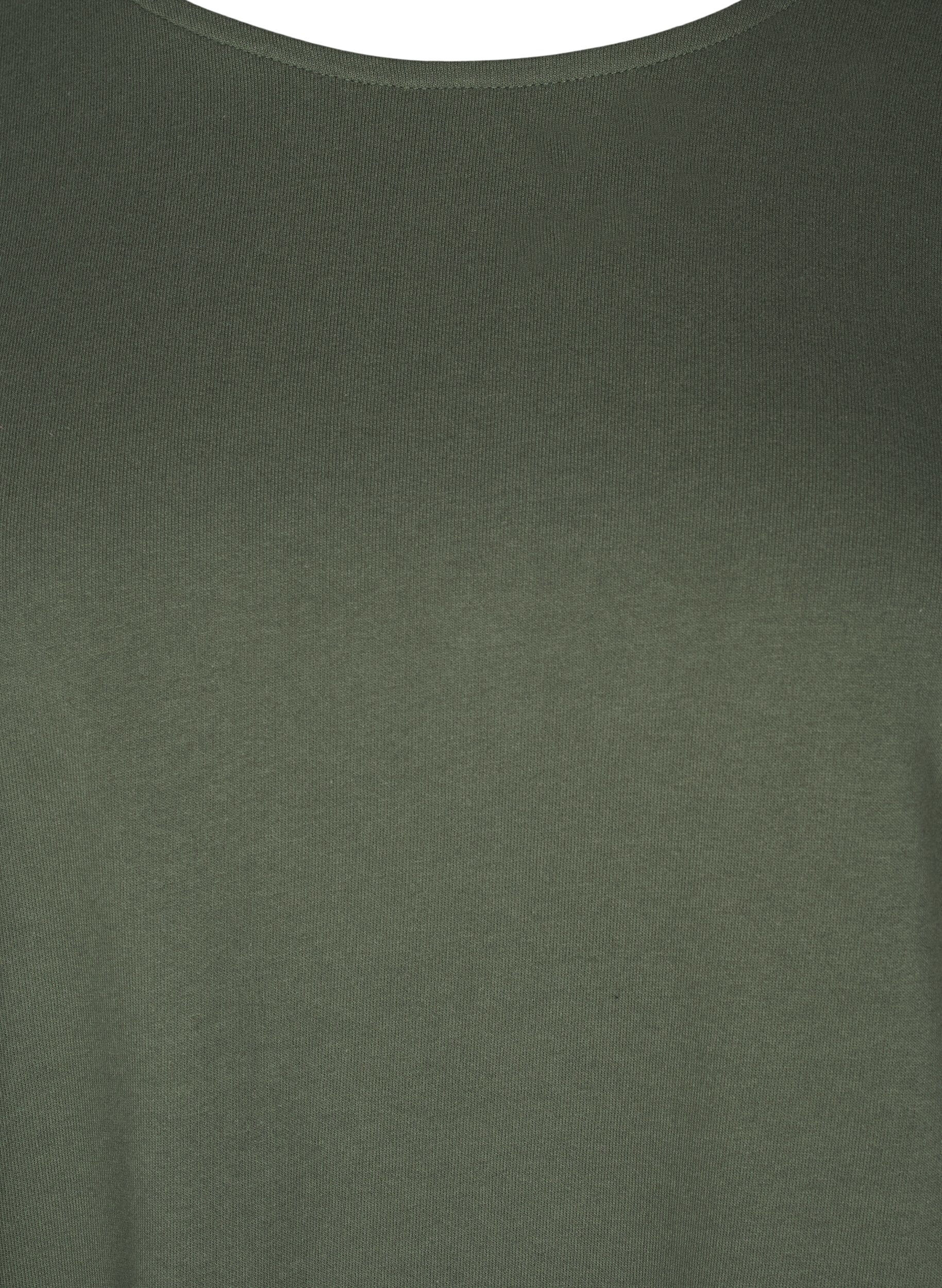 Zizzi Ballongkjole med lommer, Gr&oslash;nn, Packshot image number 2