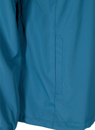 Kort jakke med glidelås og hette, Corsair, Packshot image number 3
