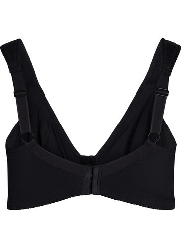 Ensfarget BH med bøyle, Black, Packshot image number 1