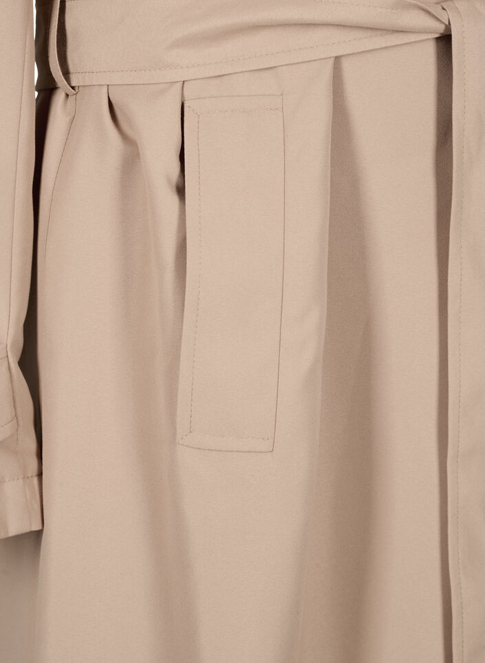 Lang trenchcoat med belte, Nomad, Packshot image number 3