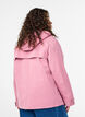 Kort v&aring;rjakke med avtagbar hette, Rosa, Model image number 2
