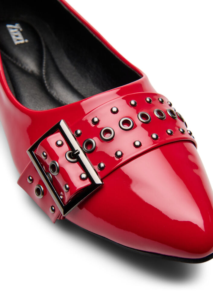 Wide fit - Ballerina med stropp og studs, Adrenaline Rush, Packshot