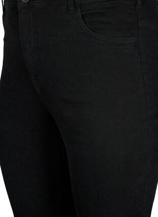 FLASH - Høytlivs jeans med bootcut, Black, Packshot image number 2