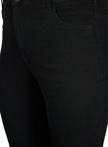 FLASH - Høytlivs jeans med bootcut, Black, Packshot image number 2