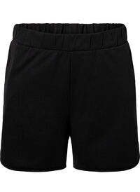 Ensfargede joggeshorts med lommer
