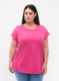 Kortermet T-skjorte, 2 stk., Fuchsia P / Black, Model