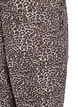 Leopardmønstret denim-snekkerbukse., Brun, Packshot image number 3