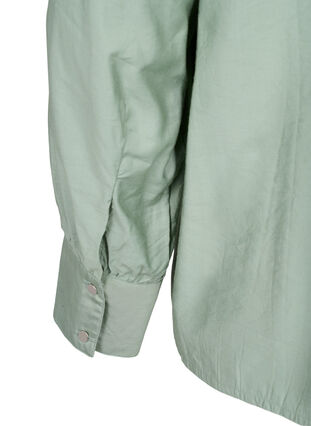Viscose skjorte Bluse med ruffles, Green Bay, Packshot image number 3
