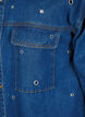 Denimskjorte med maljer, Blå, Packshot image number 3