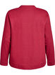 Genser med crewneck, R&oslash;d, Packshot image number 1