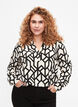 FLASH - bluse med lange ermer og trykk, Birch Black Graphic, Model image number 0