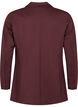 Enkel blazer med knappelukking, Mørk Bordeaux, Packshot image number 1