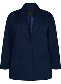 Klassisk blazer med knappelukking