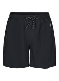 Treningsshorts med innershorts, Black Treningsshorts med innershorts