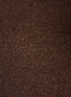 Melert strikkebluse med rund hals, Brun, Packshot image number 2