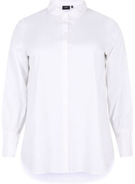Lang bomullskjorte, Bright White