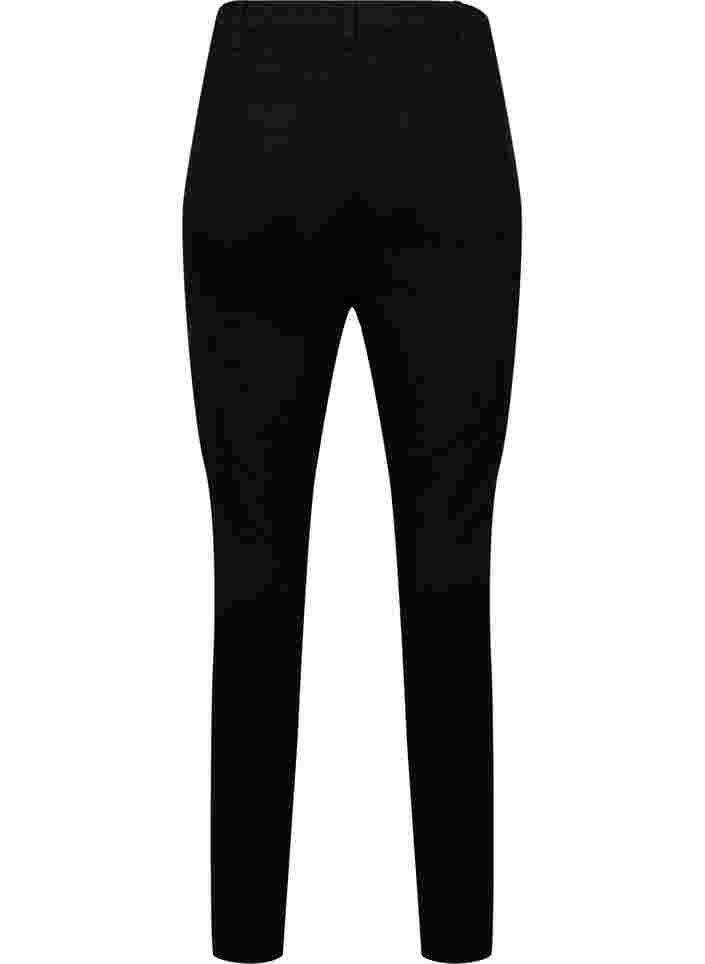 Bea jeans med ekstra høyt liv og super slim fit, Black, Packshot image number 1