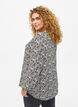 Skjortebluse med v-hals og trykk, Birch Graphic, Model image number 1