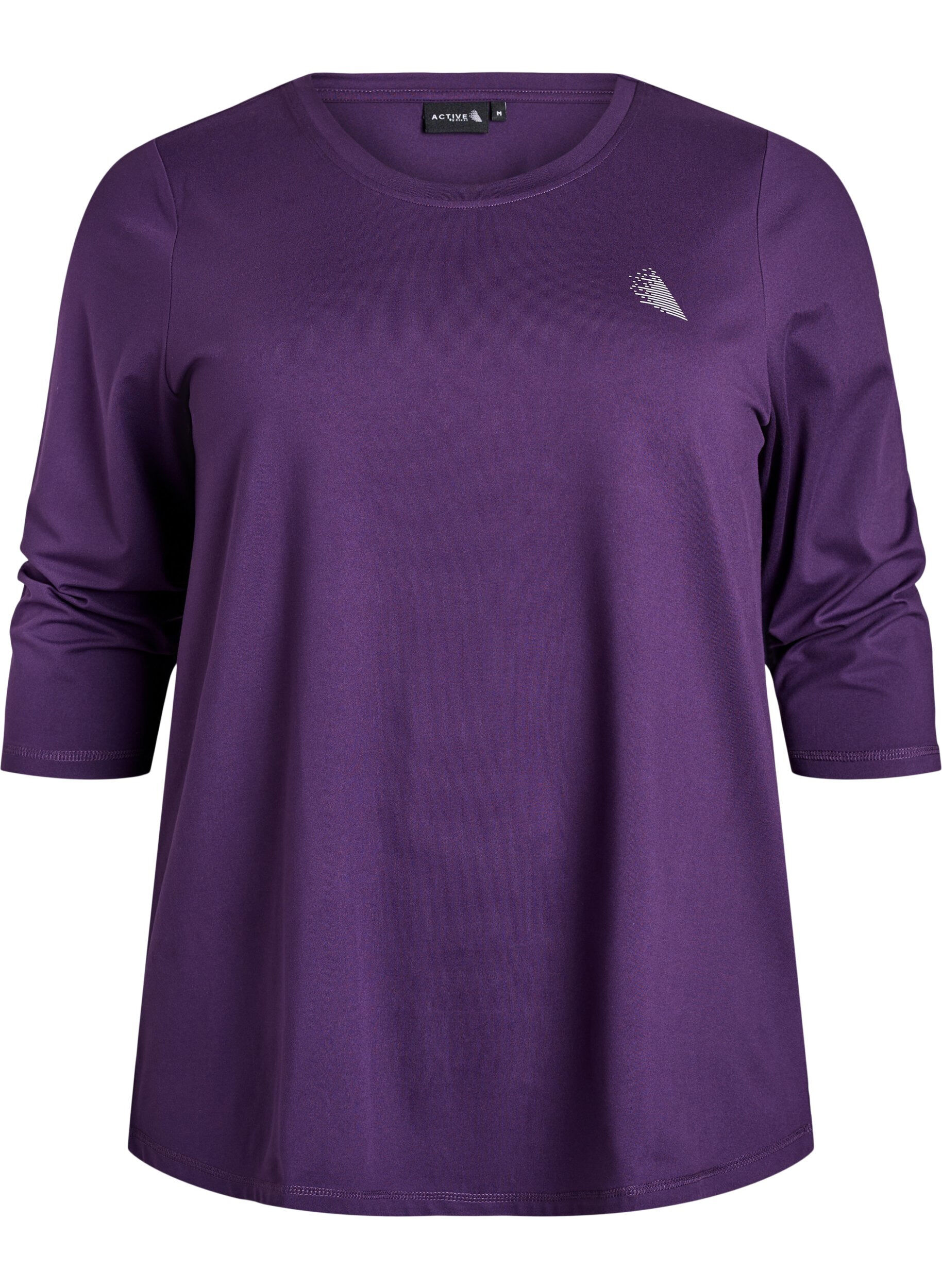 Treningsbluse med 3/4-ermer