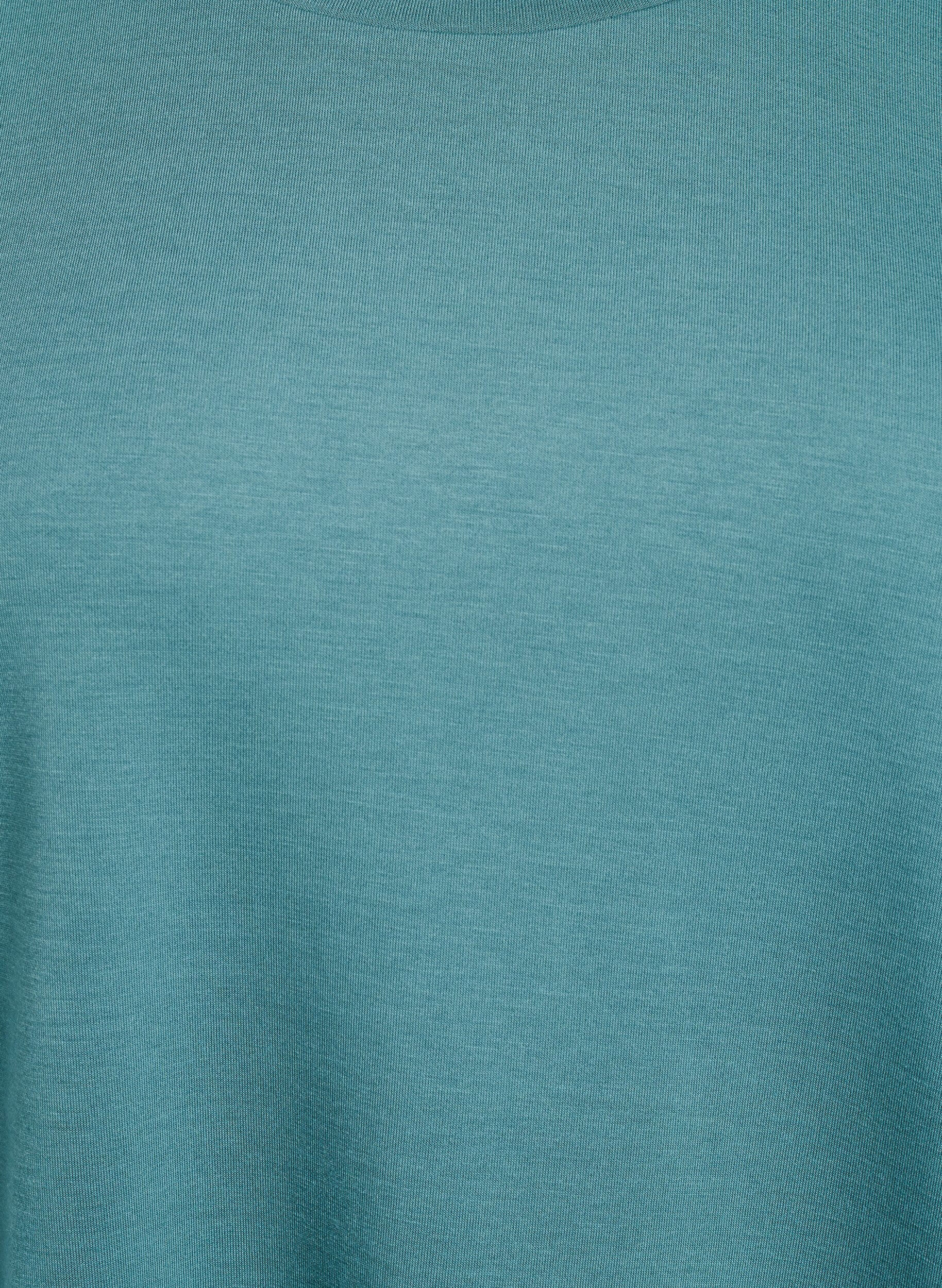 Zizzi T-skjorte i modal blanding, Gr&oslash;nn, Packshot image number 2