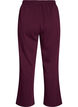 Sweatpants med h&oslash;y midje og vide ben, Lilla, Packshot image number 1