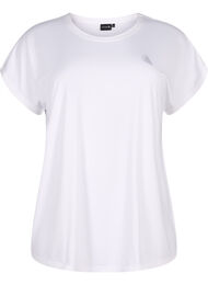 Kortermet trenings-T-skjorte, Bright White