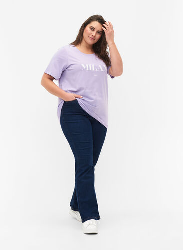 FLASH - T-skjorte med motiv, Lavender, Model image number 2