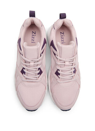 Zizzi Wide fit - Sporty sneakers, Rosa, Packshot image number 2