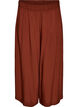 Culottes i viskose med h&oslash;y midje og vide ben, R&oslash;d, Packshot image number 0