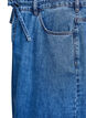 Denim maxiskj&oslash;rt med knytebelte, Bl&aring;, Packshot image number 3