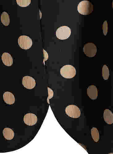 FLASH - Skjortekjole med blomstermønster , Black Brown Dot, Model image number 3