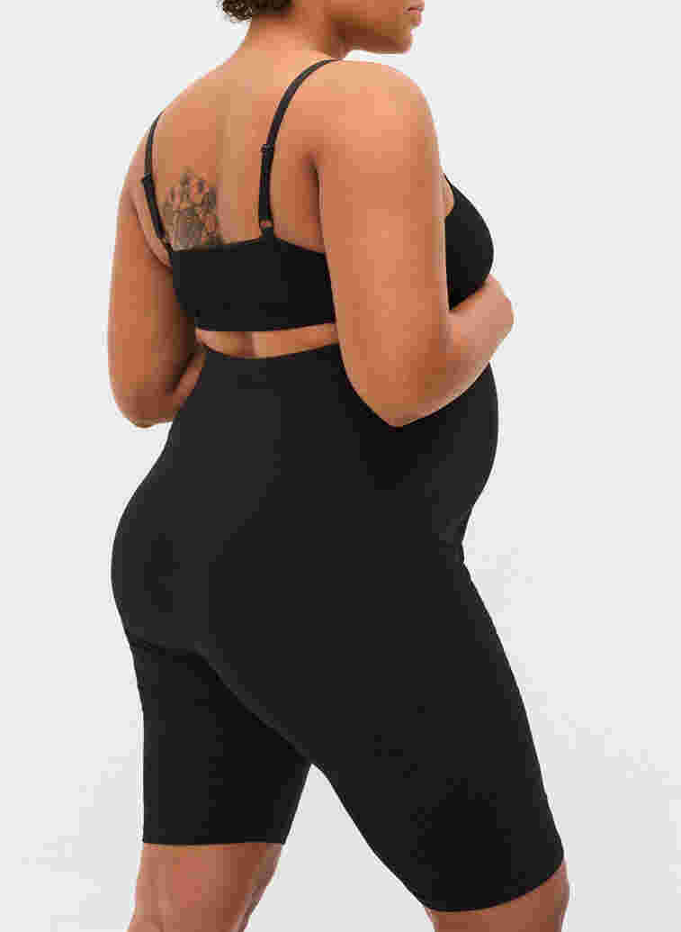 Tettsittende shorts til gravide, Black, Model