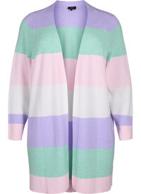 Lang cardigan med åpen front