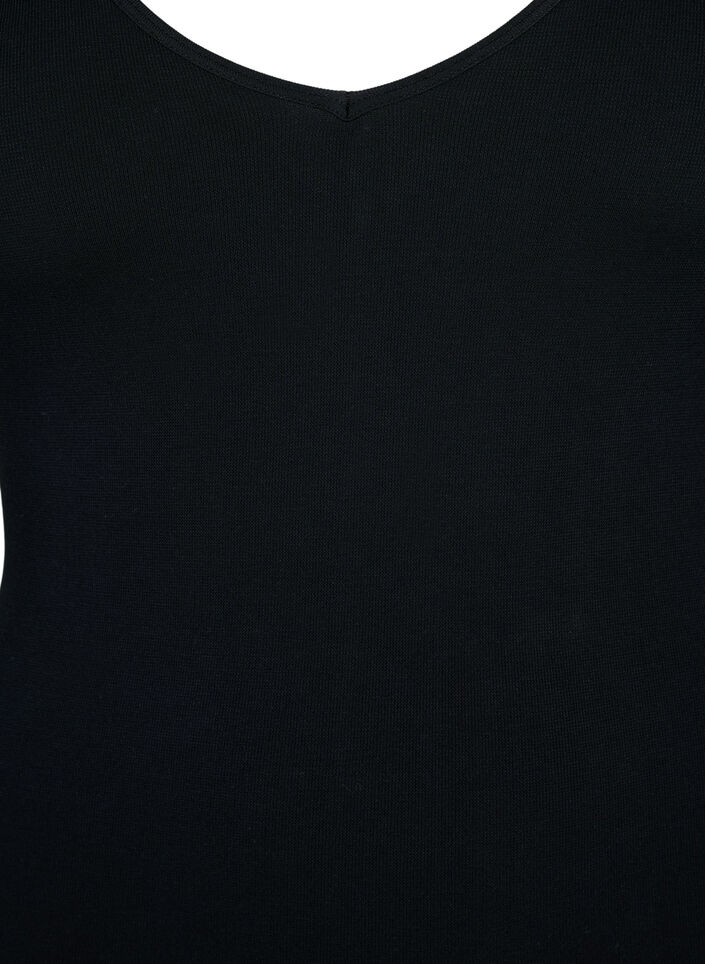 Sømløs topp i modal, Black, Packshot image number 2