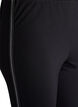Leggings med glitterstripe og splitter, Svart, Packshot image number 2