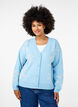 Julestrikket cardigan, Cerulean Comb, Model image number 0