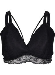 Blonde-BH med detaljer, Black