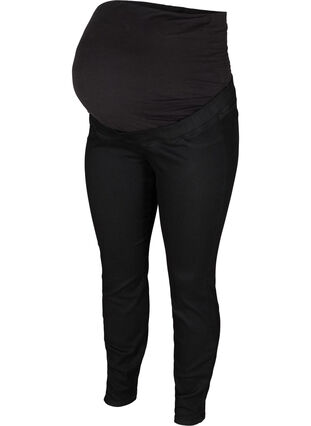 Zizzi Jeggings med baklommer til gravide, Black, Packshot image number 0
