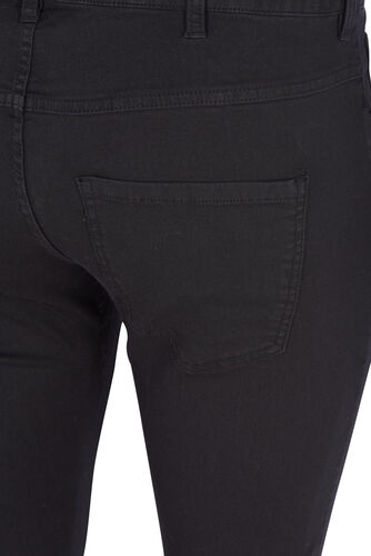Super slim Amy jeans med høyt liv, Black, Packshot image number 2